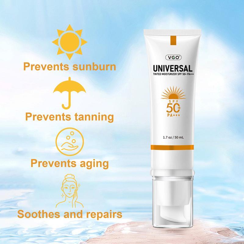 VGO-Hydrating Clear Sunscreen Spray  SPF50+++  Quick film-forming Lightweight and moisturizing Easy to spread-A Facial Skincare Skin Repair