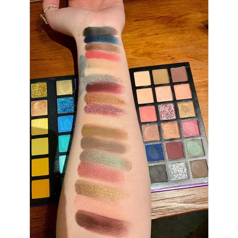 Unleash Your Creativity with 72 Colors Ultra Secret Eyeshadow Palette! 4 in 1 Color Board with Matte, Shimmer, Glitter, and Nude. Natural All In One Makeup Palette. Blendable and Pigmented. Make Up Eye Shadow Pallet Gift Kit for a Stunning Look.