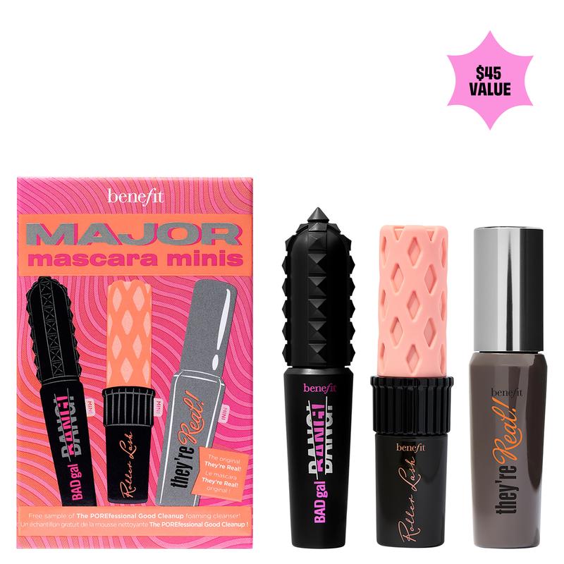 Benefit Cosmetics Major Mascara Minis Value Set