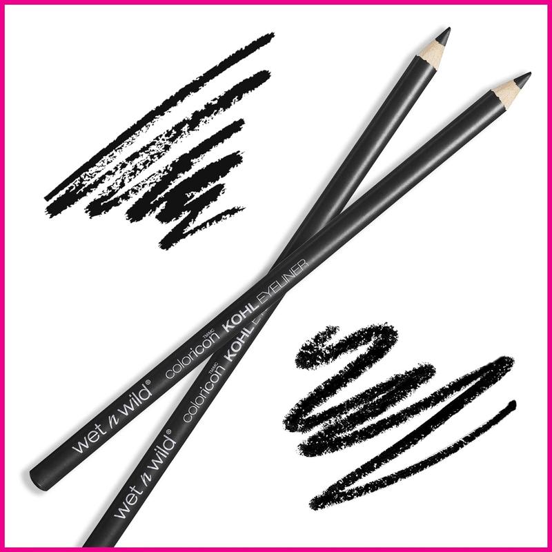 wet n wild Color Icon Kohl Eyeliner Pencil, Hyper-Pigmented, Smooth Application, Long-Wearing Matte Finish, Cruelty-Free & Vegan