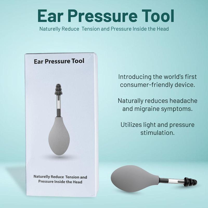 Ear Pressure Relief Tool, Eustachian Tube Unclogger for Headache Migraine Tinnitus, Earache Self-controlled Comfort Ear Massage Tool