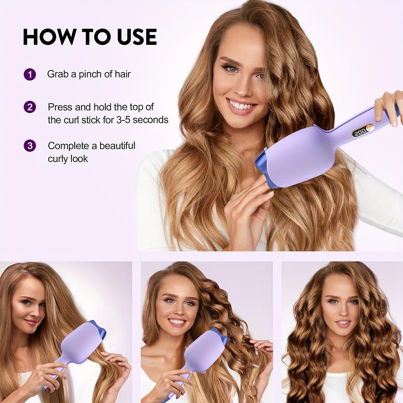 Cat Ears Style Hair Curling Iron,Convenient Egg Roll Hair Styling Tools, Hair Curlers for Women with All Hair Types Comfort