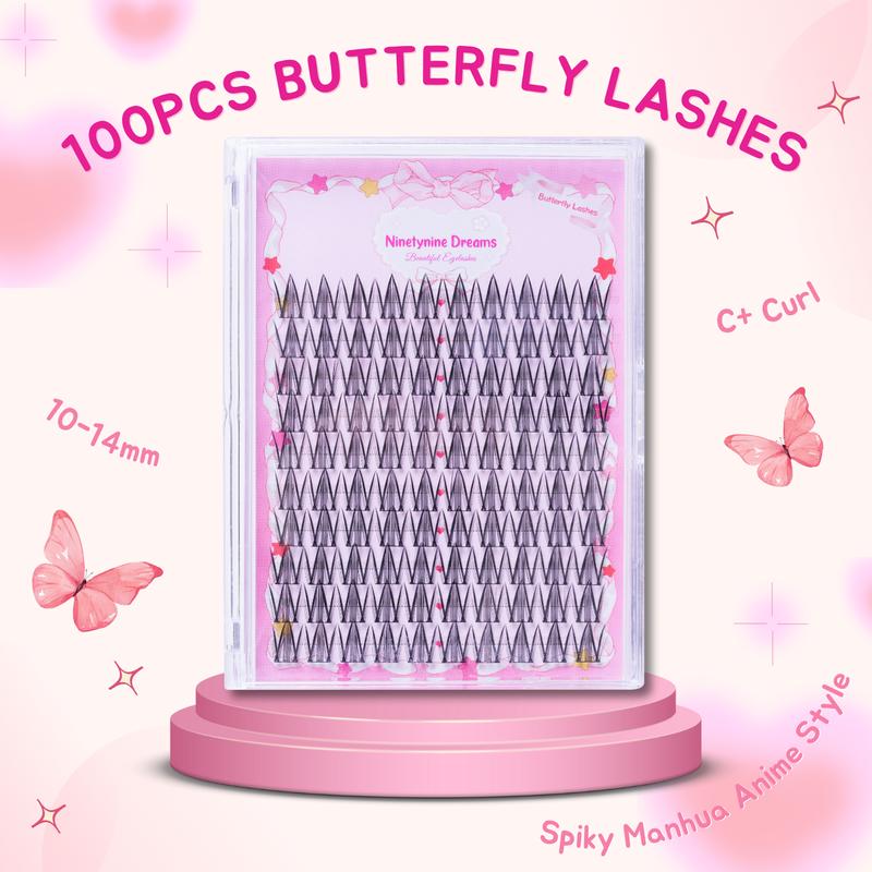 Ninetynine Dreams 100PCs Butterfly Lashes