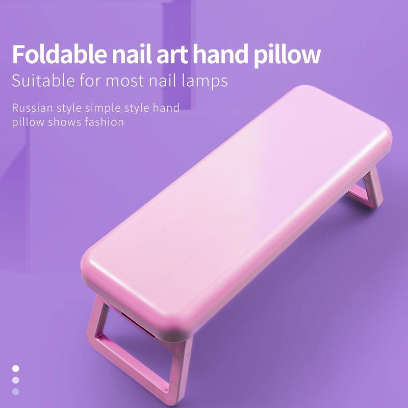 Foldable Nail Art Hand Rest, Manicure Cushion Pillow, Arm Rest Holder for Nail Trainer, Nail Salon Tools, Manicure & Pedicure Tools