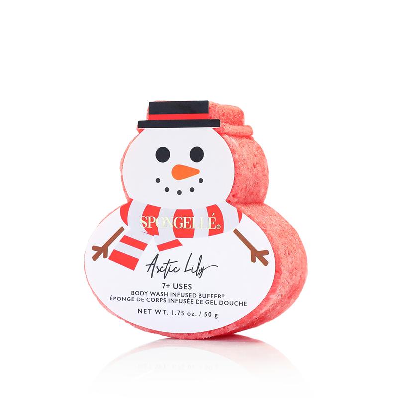 Arctic Lily | Holiday Snowman Body Wash Infused Buffer