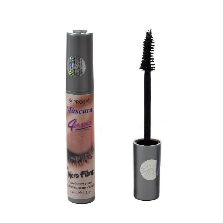 Prosa 4 En Uno 4in 1 Mascara with Micro Fibers Makeup Color Cosmetic