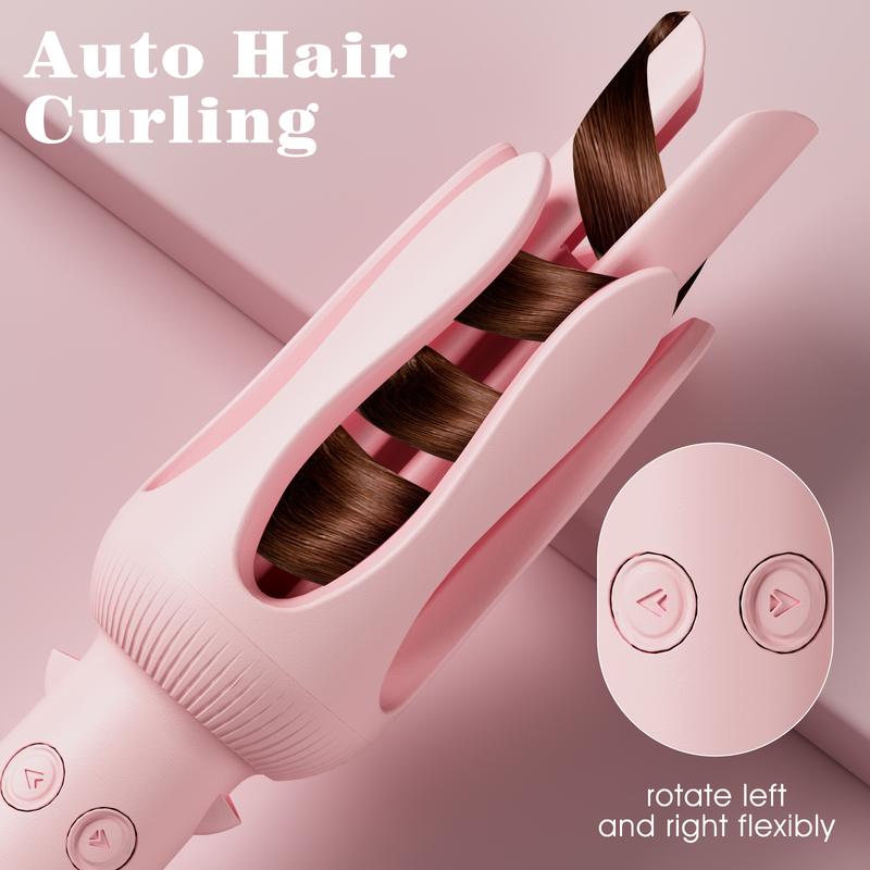 [Christmas Gift Deal]OLDAO 1.25-In Automatic Curling Iron Hair Rollers,Portable Styling Tool,4 Temperature Design,Fast Heating,Anti-scalding,Anti-tangle,Suitable for Home,Travel,School Curler Daily