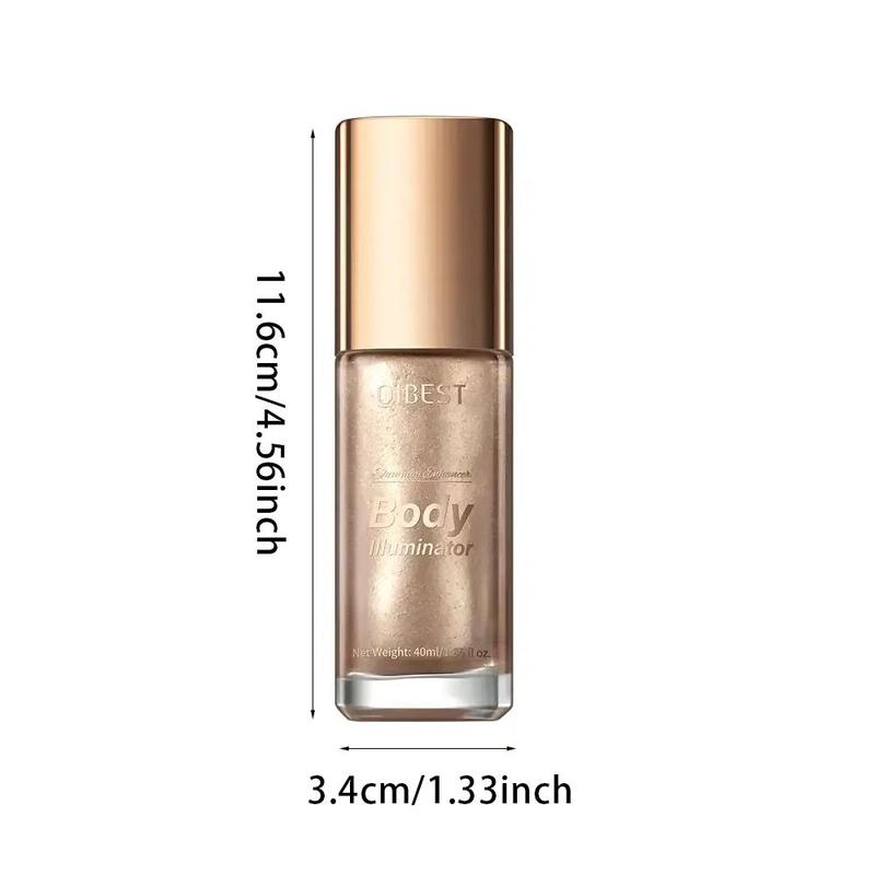 Shimmering Liquid Highlighter, Pearlescent Makeup Illuminator for Face & Body, High Gloss Highlighter Makeup Products for Women