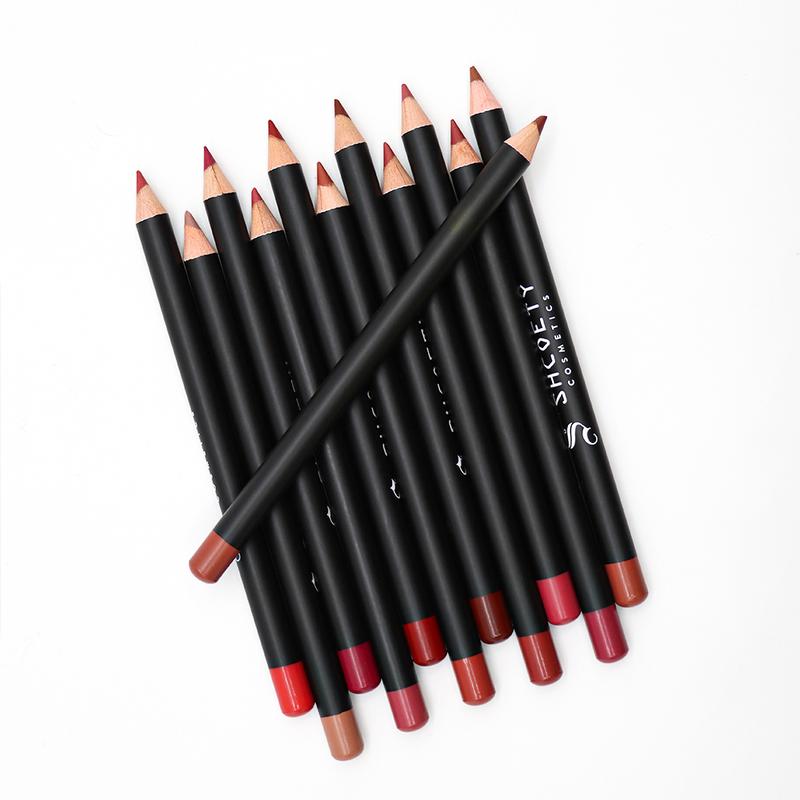 12 color matte lipstick lip liner set lipliner  combo