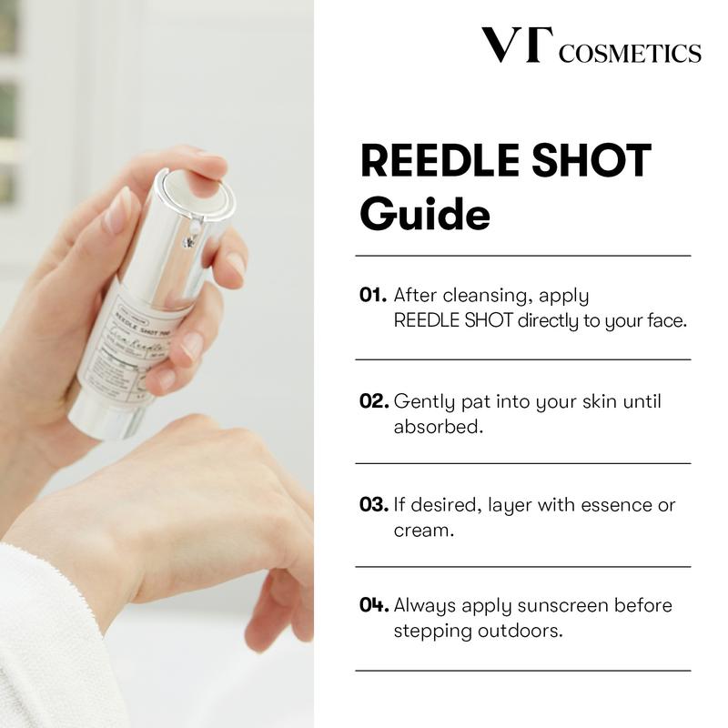 [Intermediate Set] Reedle Shot 100+300: Mild, Strong Microneedling Booster Exosome, Centella Asiatica