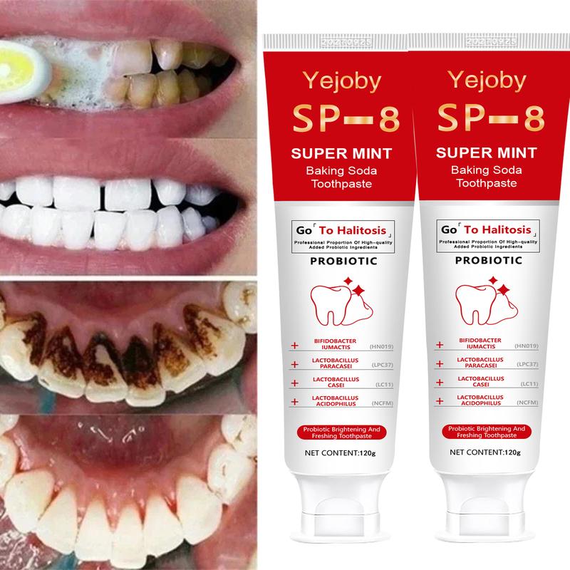 (New) 2024 Super Probiotic Sp-8 Toothpaste, Sp-8 Ultra Whitening Toothpaste, Sp 8 Toothpaste,Fresh Breath, Sp-8 Toothpaste 4.9 oz SP-10,SP-10 SP-6 SP-4 sp-10 sp-6 sp-4 sp8 sp6 sp4 SP-10