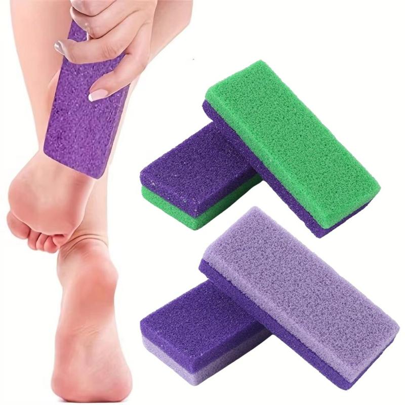 Double-sided Foot File, 7 Counts set Pumice Stone & Foam Side Foot Scrubber, Foot Dead Skin Remover, Pedicure Tool for Home & Spa Use