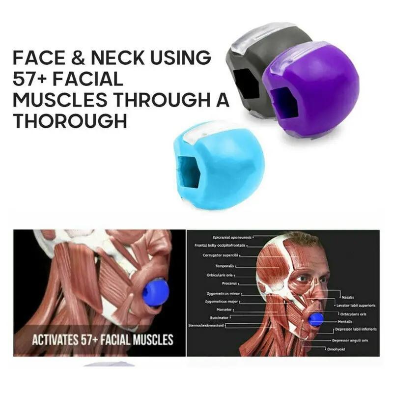 Face Muscle Training Ball, 2 Counts set Facial Muscle Exerciser, Professional Skincare Tool for Women, Christmas Gift