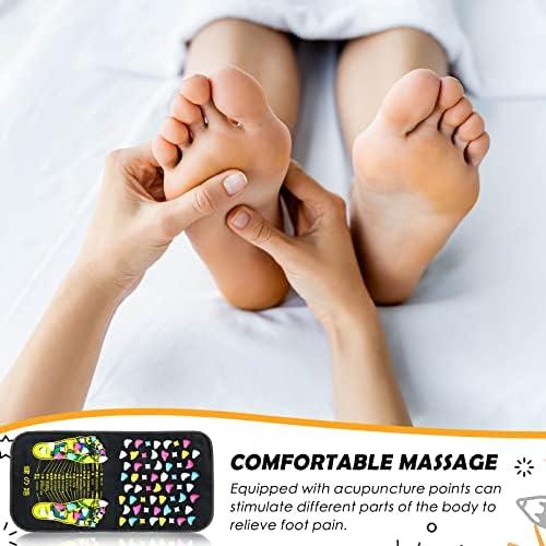 Foot Massage Mat Reflexology Walk Stone Road Foot Massage Acupoint Mat for Acupressure Relaxes  Body Care Massager Christmas Gift