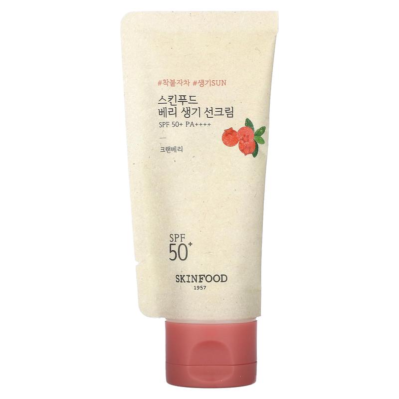 Skinfood Berry Glowing Sun Cream, SPF 50+ PA++++, 1.69 fl oz (50 ml)