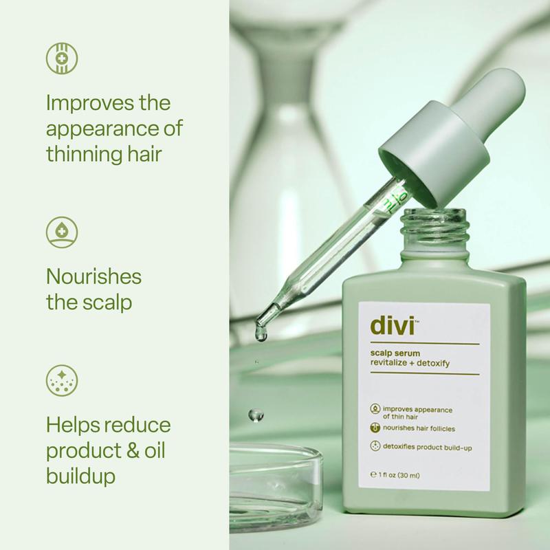 divi Scalp Serum for Thinning Hair, 30ml – Clinically Tested, Nourishing Formula with Amino Acids, Caffeine & Rosemary Oil – Promotes Healthy Scalp & Fuller-Looking Hair, Reduces Oil & Product Buildup