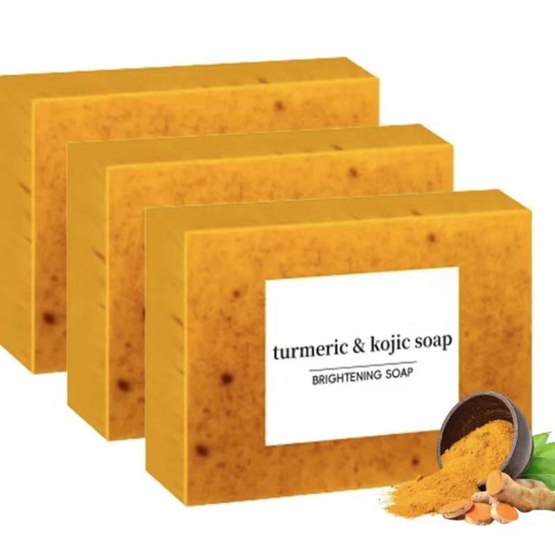 Lemon Turmeric & Kojic Acid Brighetning Soap, Dark Spot Remover, Kojic Acid Soap