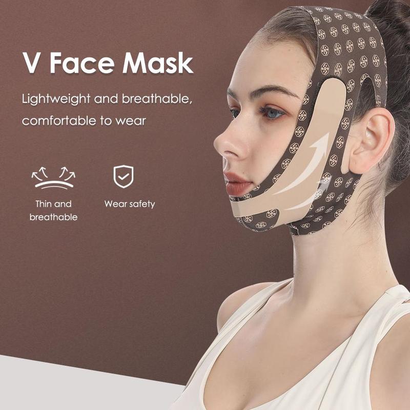 Breathable V Line Face Mask, Cooling Face Lifting Mask, Soft Face Lifting Tool for Women, Skin Care Tool for Daily Use