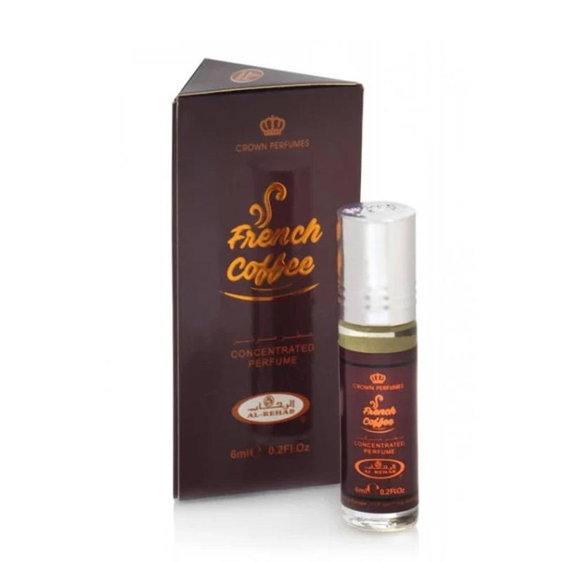 (Combo Bundle Pack) 50ml Choco Musk + French Coffee + 6ml Choco Musk + French Coffee - Perfume Spray by Al-Rehab