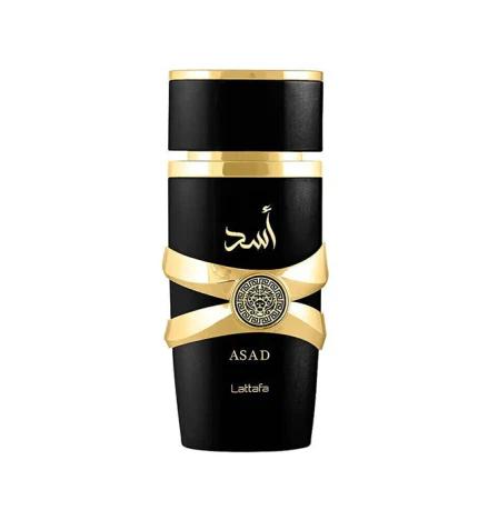 Lattafa Perfumes | Asad Unisex Fragrance - 3.4 oz - Black Pepper, Pineapple, Coffee, Patchouli, Iris, Amber, Vanilla, Dry Woods, Benzain, Labdanum