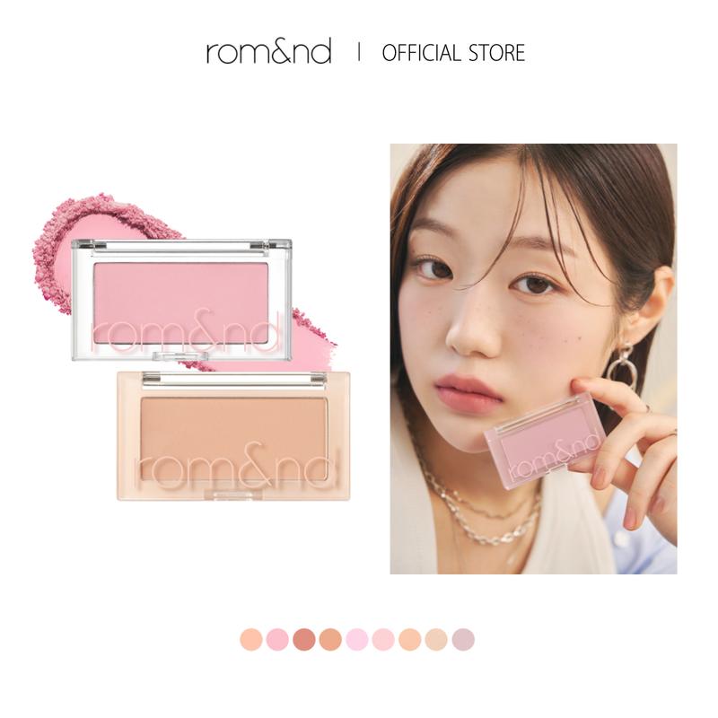 [rom&nd Official Shop] rom&nd Better Than Cheek 35g, Natural Color Blush, Non cakey, Represent Silky & Smooth Skin Apricot Blueberry