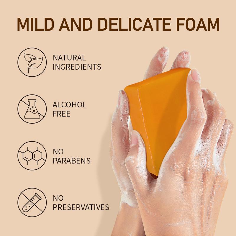 AMVital Turmeric Kojic Acid Moisturizing Soap, Retinol, Collagen,Hyaluronic Acid, Shea Butter  Brightening Kojic Hydrating Moisture Hydrating Moisture