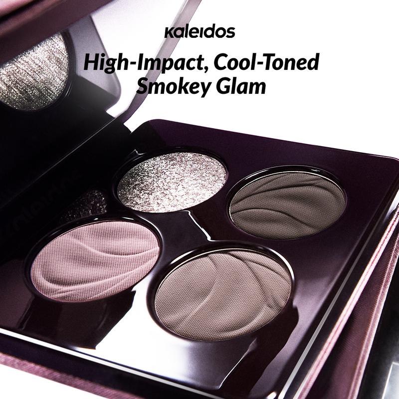 Kaleidos Quad Palette | Smokey Look, Highly-Pigmented, Silky Mattes & Unparalleled Shimmers