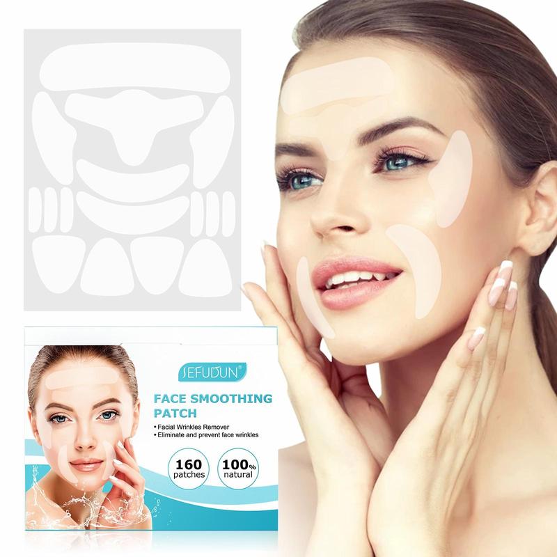 Facial Skin Lifting Patches, Face Smoothing Patches, Multiple Shapes Skin Care Patches, Skin Care Products for Women