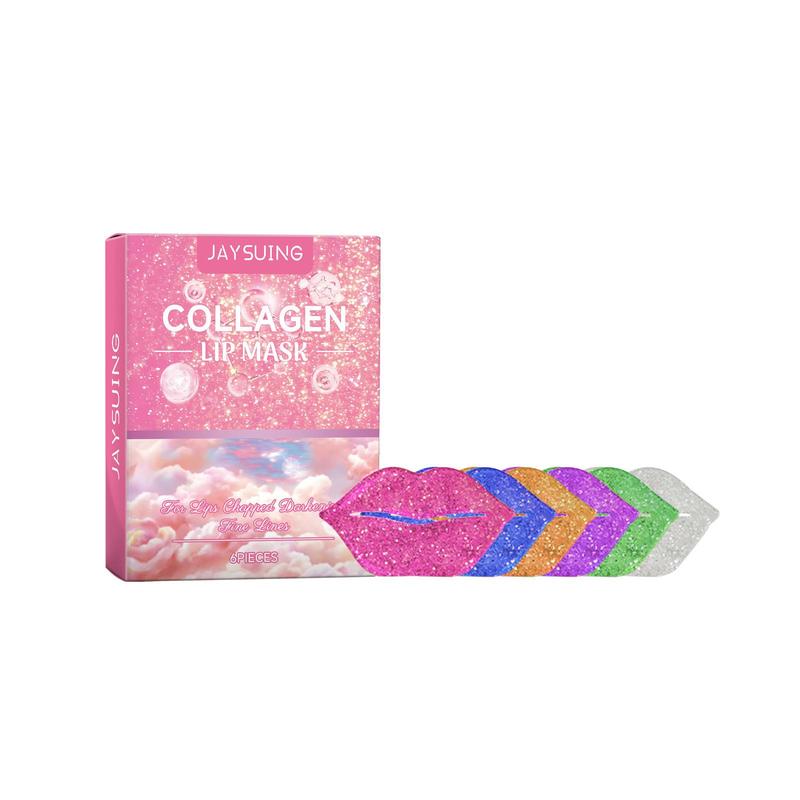 Collagen Lip Mask, Moisturizing Lip Mask, Hydrating Lip Care Mask, Lip Care Product for Women & Girls, for Dry Cracked Lips, Christmas Gift