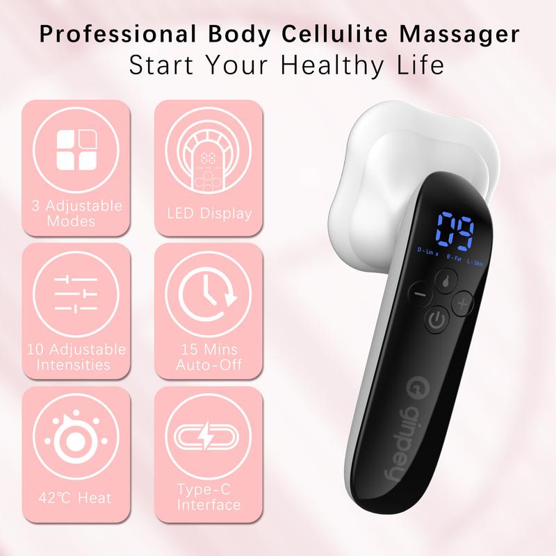 Body Massager, Professional Handheld Massager, Cordless Body Massager for Belly, Waist, Arm