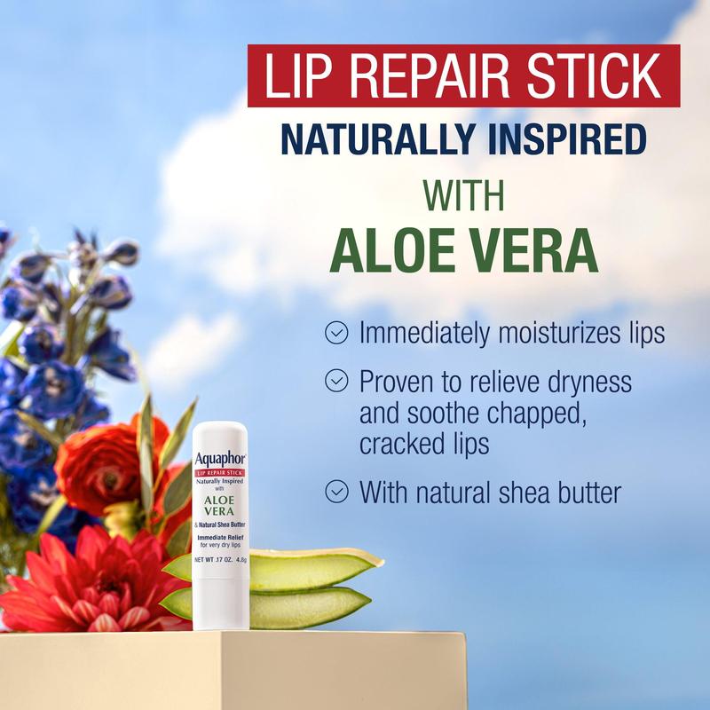 Aquaphor Lip Repair Stick Naturally Inspired Aloe Vera 0.17oz