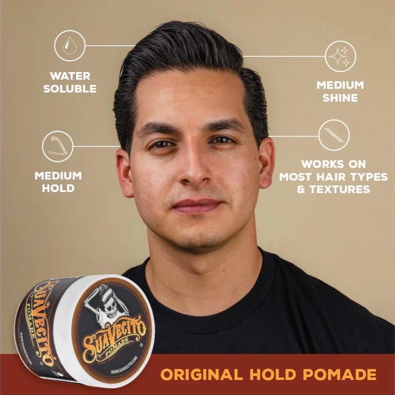 Suavecito pomade men’s hair styling barber style gel haircare