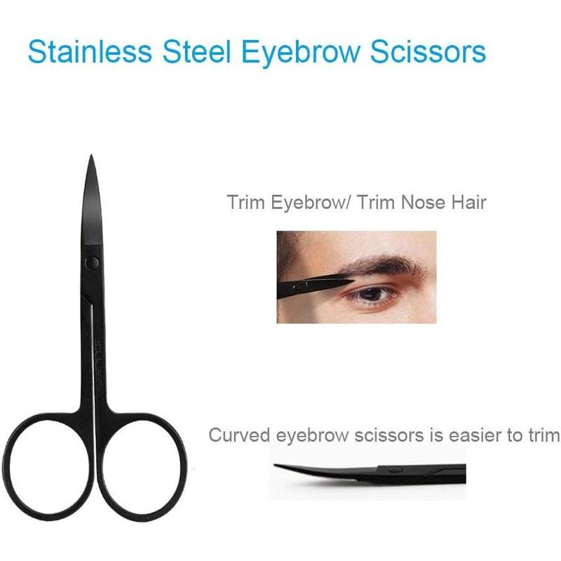 Trending! Eyebrow Razor - 5-in-1 Eyebrow Kit! Professional Eyebrow Grooming Set for Women and Men, Including Brow Razors, Trimmer, Brush, Eyebrow Scissors, and Slant Tweezers. Get a Complete Eyebrow Care Set!