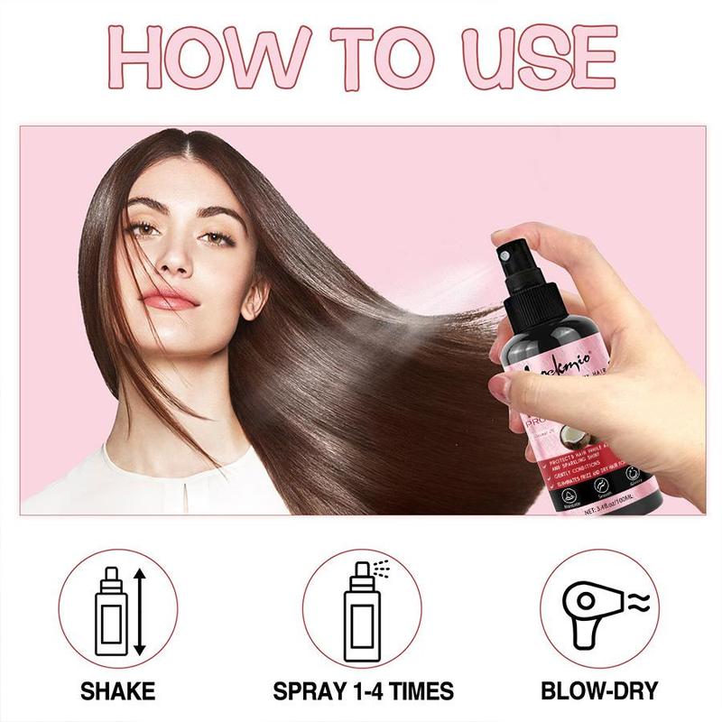 Thermal Protection Hair Spray, Hair Care & Styling Product, Moisturizing Hair Spray for Hair Fast Drying, Hair Care Product