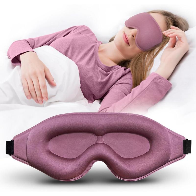 3D Advanced Eye Mask for Sleeping, Ultra Delicate Soft Skin Friendly Eye mask,99.99% Blackout Sleep Eye Mask for Sleep, Eyelash Extension Sleep mask, Sleeping Eye Masks for Men and Women