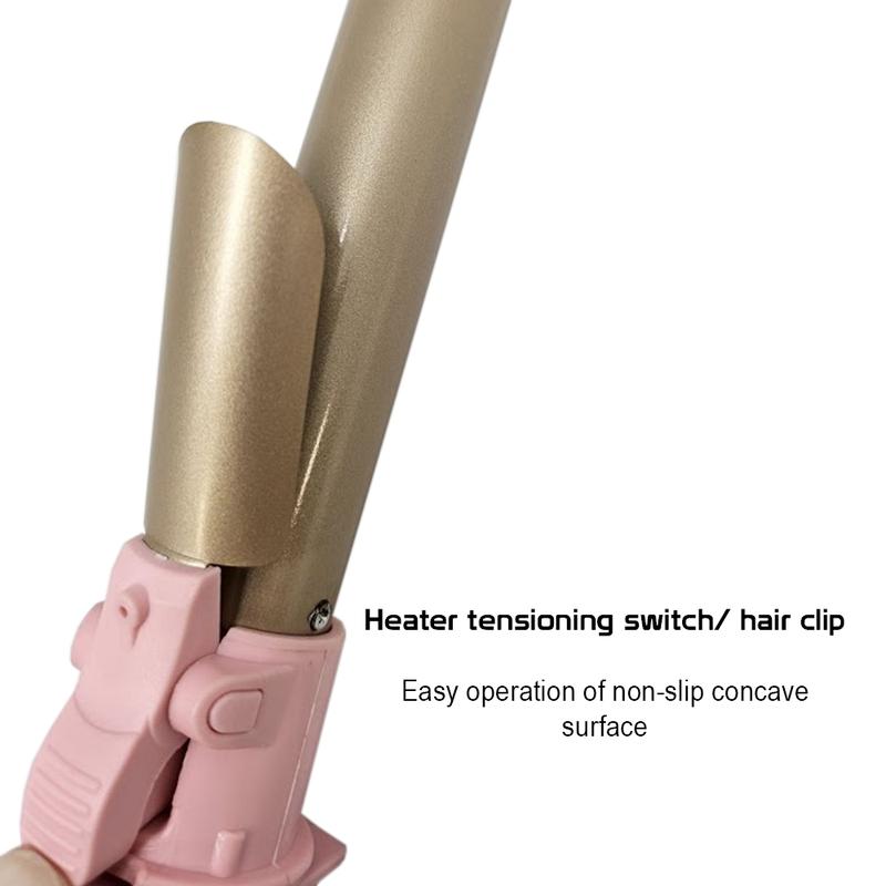 Rotating Curling Iron 1 Inch Automatic Professional Hair Curler for Beach Waves Auto Curling Wand.