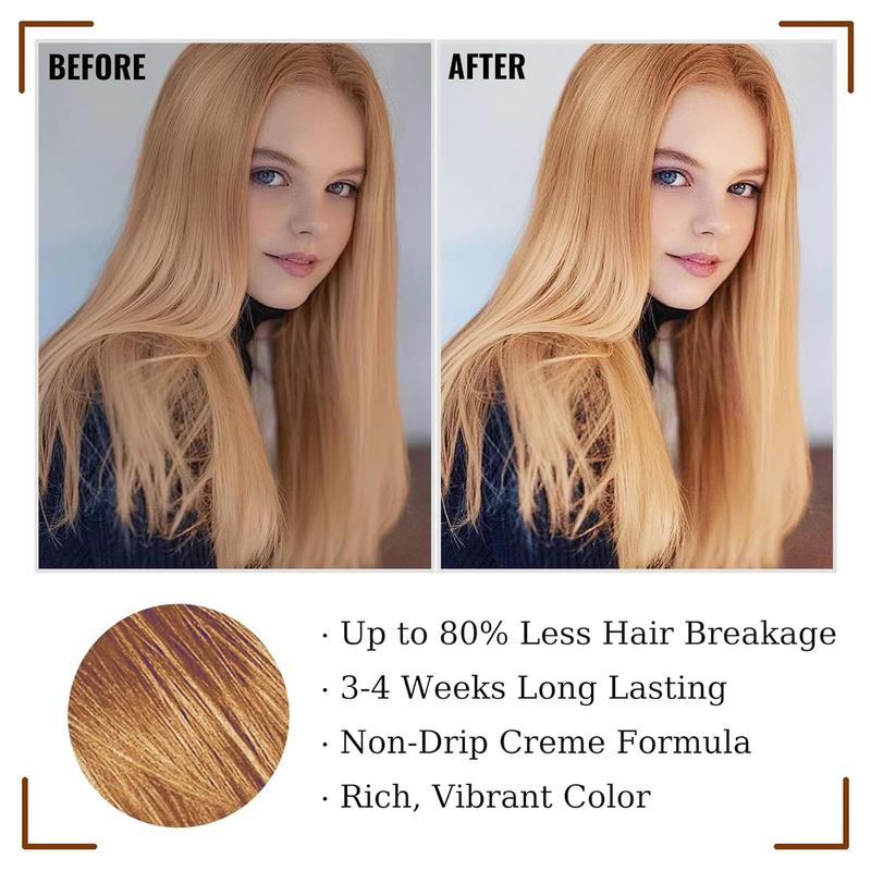 Unisex Blonde Brown Hair Color Shampoo , Instant Brown Hair Dye Shampoo 3-in-1 -Herbal Ingredients, Long-Lasting Brown Hair Shampoo Haircare