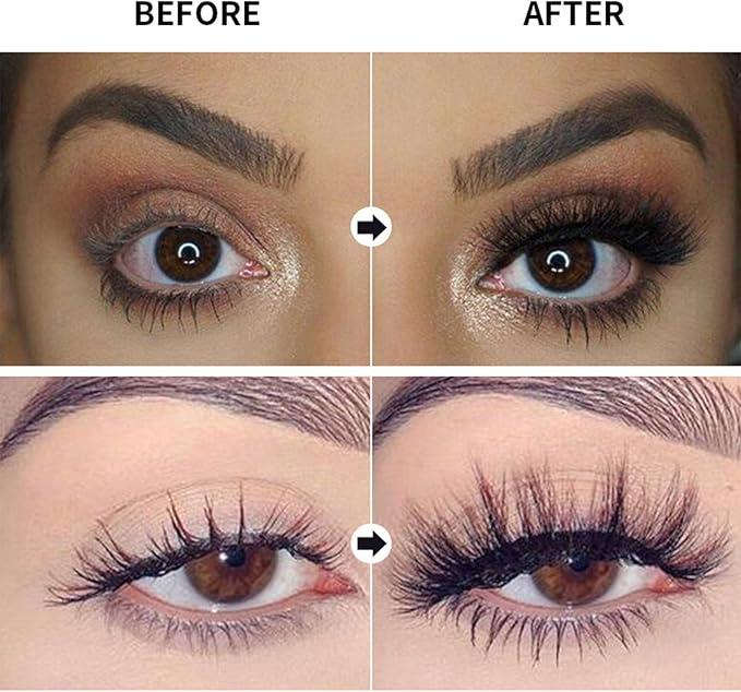 QIC XPTTEE Long-Lasting Mascara for All Lash Types, Waterproof Eyelash Cream, Volumizing and Lengthening Formula Makeup Cosmetic Makeup Cosmetic