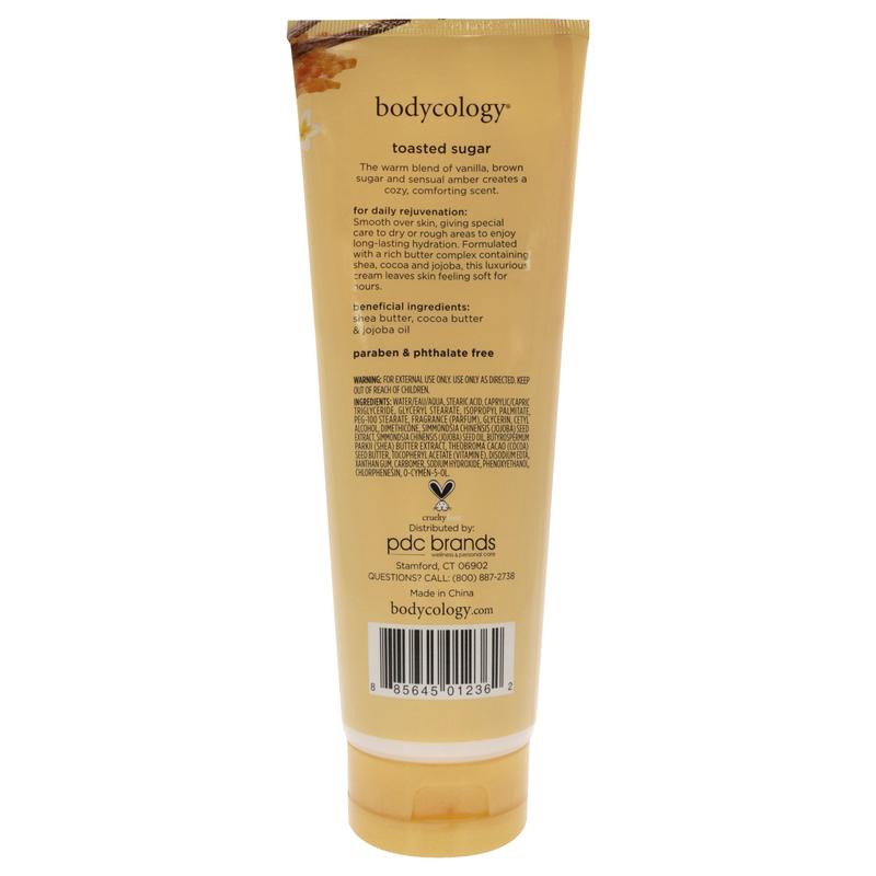 Toasted Sugar by Bodycology for Women - 8 oz Body Cream