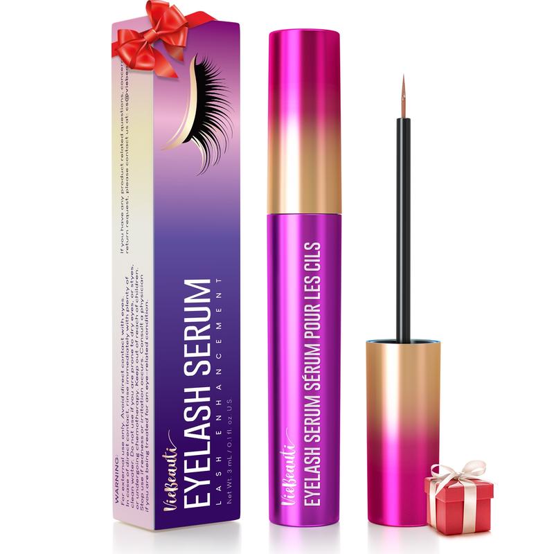 VieBeauti Premium Eyelash Serum (3ML) enhances lash length and fullness for a thicker look. Nourishing formula; packaging may vary