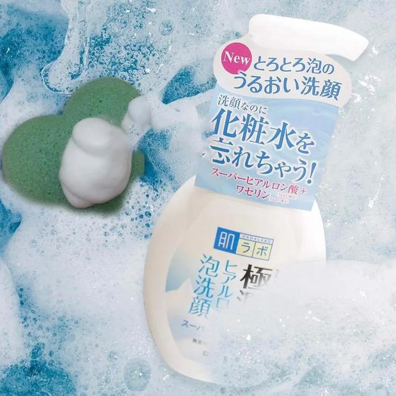 Rohto Hada Labo Gokujyun Hyaluronic Acid Foaming Face Wash 160 ml Cleanser Facial