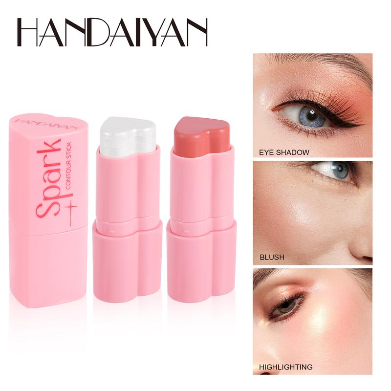 Handaiyan Spark Fine Shimmer Highlighter Stick, 10ml Volume Blend Radiant Bronzer Makeup