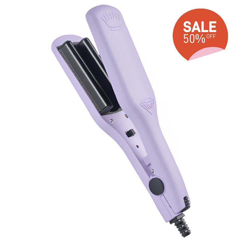 TYM ROVY-Wave Curling Iron for Easy Comfort Styling Negative Ionic hairwaver comfortable handle