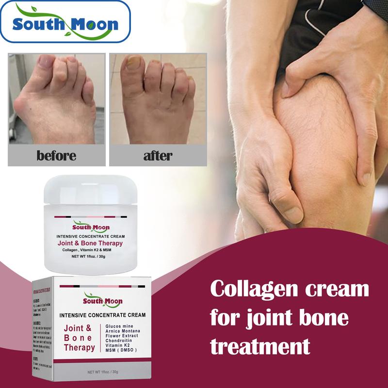 South Moon Joint & Bone Therapy Cream with Collagen, Intensive Concentrate for All Skin Types, Dual Pack (2 x 30g), Body Joint and Bone Care Formula