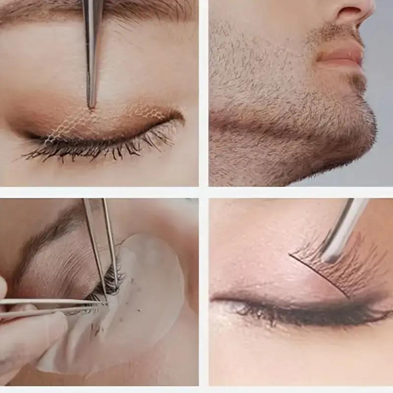 Stainless Steel Eyebrow Tweezer (4pcs set), Multi-purpose Eyebrow Trimming Shaping Tool, Eyebrow Clip Trimming Tool