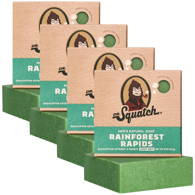 Dr. Squatch - Rainforest Rapids 4-Pack Bar Soap