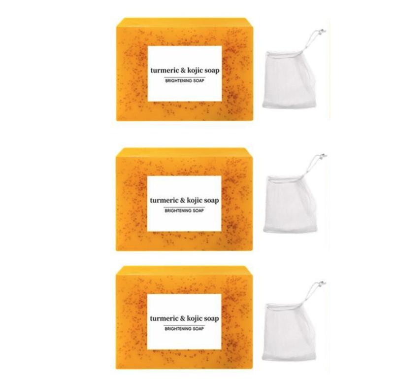 Lemon Turmeric & Kojic Acid Brightening Soap, Dark Spot Remover