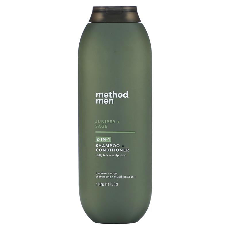 Method Men, 2-In-1 Shampoo + Conditioner, Juniper + Sage, 14 fl oz (414 ml)