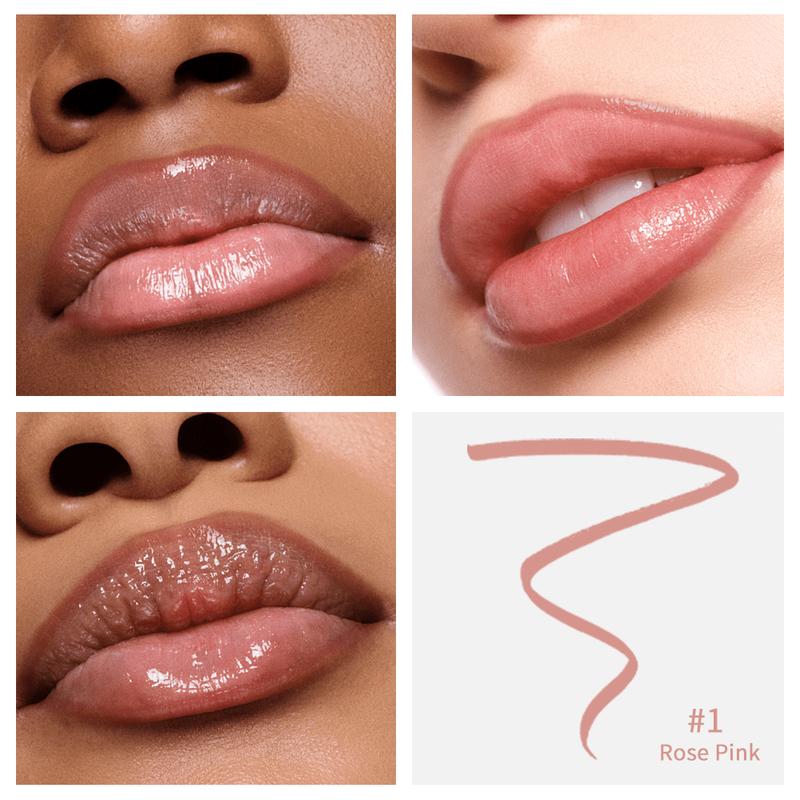 Peel Off Lip Liner -  Waterproof Matte Tattoo - Long-Lasting, Peel-Off Lip Gloss in 4 Colors | Sexy Red & Brown Shades for All Skin Types