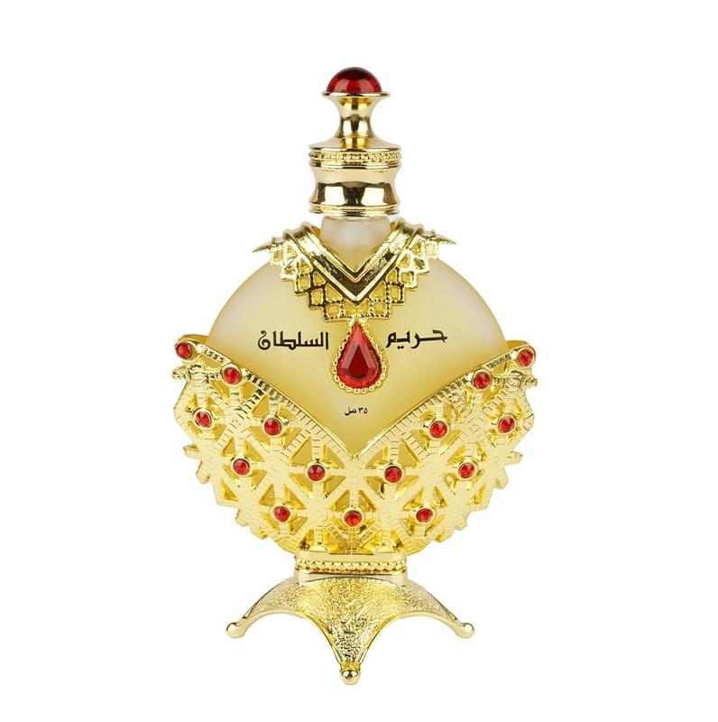 KHADLAJ Hareem Al Sultan Gold Perfume Oil Concentrated for Women, 1.18 Oz   35 ml